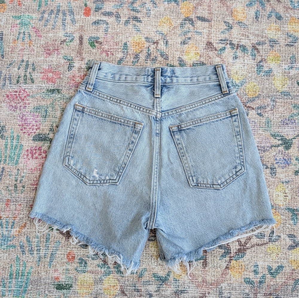 Agolde Riley High Rise Denim Short - Picture 2 of 7